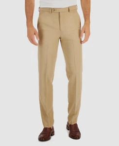 Nautica Men's Beige Modern-Fit Bi-Stretch Trousers Dress Pants Size 44W 30L - Picture 1 of 2