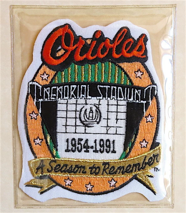 1991 BALTIMORE ORIOLES Willabee & Ward LOST TREASURES BASEBALL TEAM PATCH ~ ONLY - Image 1 of 1