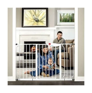 Regalo Easy Step 49" Extra Wide Baby Metal Gates Pressure Wall Mount Child Proof - Picture 1 of 4