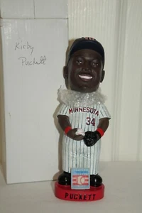 KIRBY PUCKETT MINNESOTA TWINS HALL OF FAME 2001 BOBBLEHEAD BOBBLE DOBBLES - Bild 1 von 8
