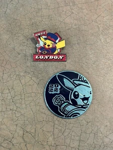 2022 Pokemon World Championship London Pikachu Pin & Coin A - Picture 1 of 2
