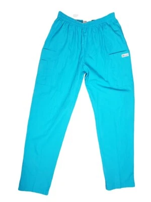 UA Scub Teal Scrub Uniform Pants Women's  Small Elastic waste - Image 1 of 4