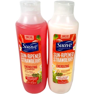 Suave Energizing Shampoo & Conditioner / Family Size / Strawberry Extract - 2 Pk - Picture 1 of 4