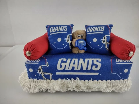 Handmade New York Giants Football Couch/Sofa Style Doorstop Cover