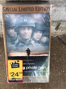 Saving Private Ryan VHS Set of 2 Special Limited Edition NEW NIP Factory Sealed - Picture 1 of 9