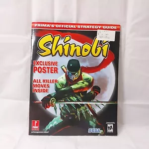 Prima's Shinobi Official Strategy Guide W/Exclusive Poster Sega RARE - Picture 1 of 3