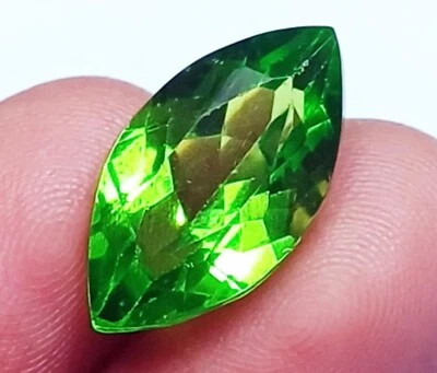 Peridot Marquise Form Lose Edelstein 8 Zu 10 Karat 1 Stück Zertifiziert P-105 - Bild 1 von 4