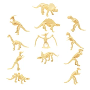 12 Pcs Dinosaurier-Skelett-Spielzeug Baby Kinder Modelle Dinosaurier-Modelle - Afbeelding 1 van 12