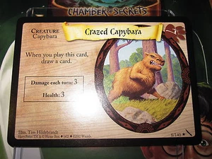 HARRY POTTER TCG CARD CHAMBER OF SECRETS CRAZY CAPIBARA 8/140 RARE MINT ENGLISH - Picture 1 of 1