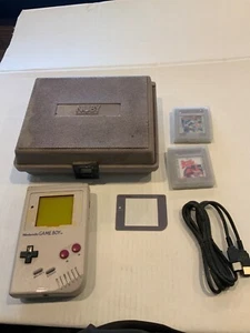 Original Nintendo GameBoy Handheld Console SOLD AS IS-FOR PARTS or REPAIR extras - Picture 1 of 6