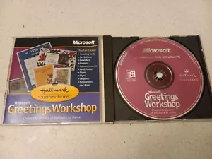 Microsoft Hallmark Greetings Workshop (CD-ROM, 1996) PC Software Windows 95 - Picture 1 of 1