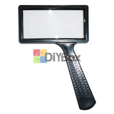 Handheld Rectangular 10X Magnifier Magnifying Glass Loupe For Reading Jewelry - Image 1 of 4