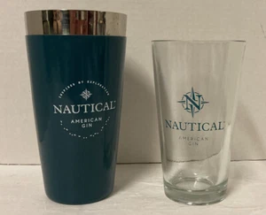 Maritim American Gin Cocktail Shaker Glas Becher - Bild 1 von 5