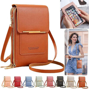 Women Mini Crossbody Touch Screen Purse Cell Phone Bag Wallet Shoulder Handbag