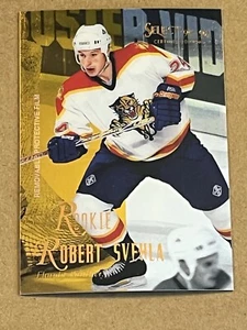 1995-96 SELECT CERTIFIED - ROBERT SVEHLA PANTHERS ROOKIE #115- PROTECTIVE FILM - Picture 1 of 2