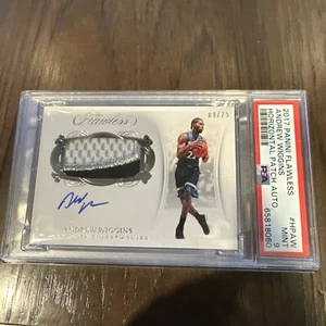 Andrew Wiggins Panini Flawless 2017 Auto Patch PSA 9 /25 - Picture 1 of 2