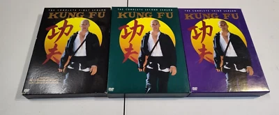 Kung Fu Seasons 1 2 3 Complete TV Series DVD Lot Collection David Carradine - Image 1 of 4