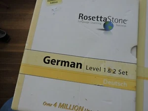 ROSETTA STONE LANGUAGE LEARNING SUCCESS-GERMAN LEVEL1&2 SET 2007 - Picture 1 of 12