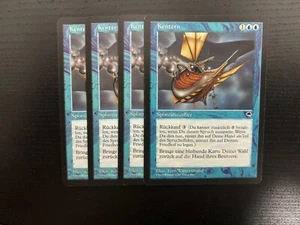 MTG 4X GERMAN TEMPEST CAPSIZE NM MAGIC THE GATHERING BLUE COMMON INSTANT CARD - Picture 1 of 6