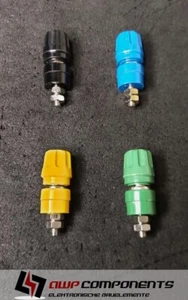 PKI 10A - Abrazadera de polo 4 mm negro/azul/amarillo/verde - SKS Hirschmann - Imagen 1 de 5