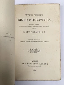 Antonio Possevino - Missio Moscovita - 1882 - Picture 1 of 6