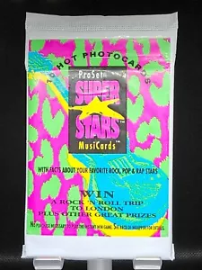 1991 Pro Set Super Stars MusiCards Sealed Pack | Pantera Chase - Picture 1 of 1