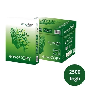 Carta per stampante A4 80gr ENVOCOPY 5 Risme 500 fogli - 2500 fogli - Foto 1 di 3