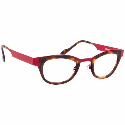 Anne Et Valentin Eyeglasses Fairy U 78 Havana/Red Cat Eye Metal France 45◻22~135 - Image 1 of 4