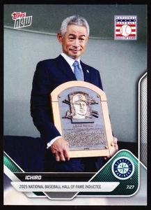 Ichiro Susuki Mariners 1st Asian Born Hall of Fame Inductee 2025 Topps Now #474 - Picture 1 of 2