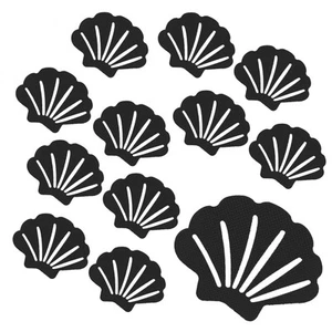 Bathtub Stickers Non Slip, Shell Shaped Tubs Safety Shower Treads, Adhesive S... - Picture 1 of 7