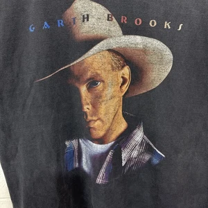 Vintage Garth Brooks Shirt Adult XXL World Tour Fresh Horses Country Music Faded - Picture 1 of 18