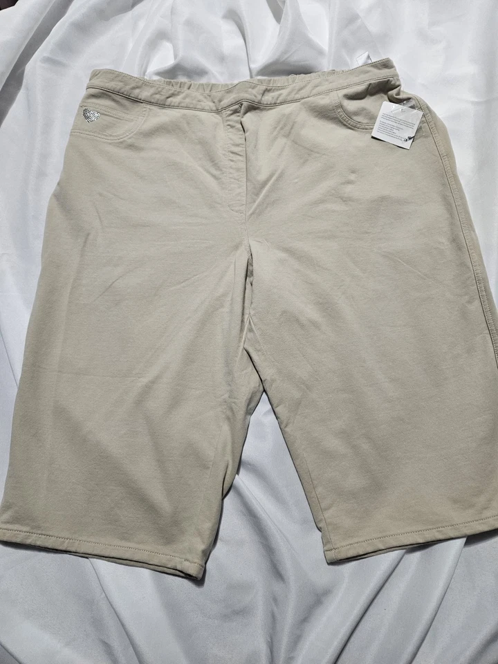 QUACKER FACTORY MUJER NUEVO BEIGE ALGODÓN BL TIRAR EN ESTRÁS CROP TALLA 3X Foto 1 de 4