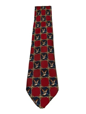 Corbata Jaeger Red Duck 56” 100 % seda para hombre Foto 1 de 4