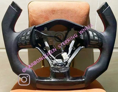REAL CARBON FIBER STEERING WHEEL FOR Subaru IMPREZA / WRX/ STI 2008-2012YEARS - Image 1 of 3