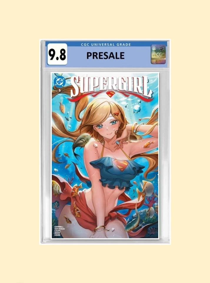 PRESALE Supergirl #5 CGC 9.8 Graded Rachta Lin Foil Variant Edition Limited 1000 - Image 1 of 1