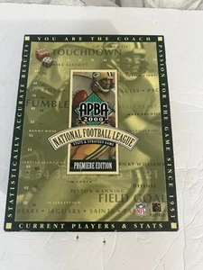 APBA 2000 National Football League Premiere Ed. Statistiken Strategiespiel Selten Schön! - Bild 1 von 7