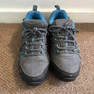 Gelert Junior Unisex Walking Shoes Size UK3 EU35.5 Grey/Blue USED - Picture 1 of 5