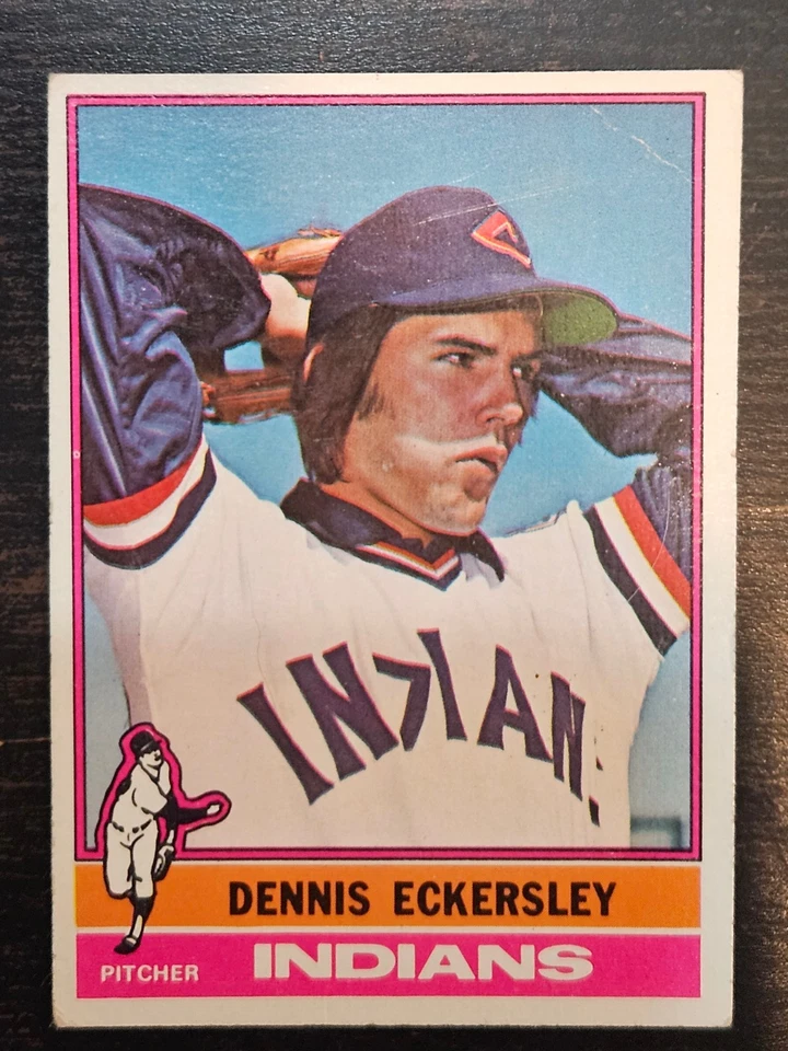 Béisbol 1976 Topps Dennis Eckersley novato Foto 1 de 1