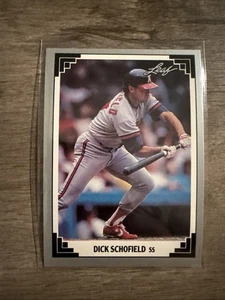 1991 Leaf #59 Dick Schofield California Angels - Picture 1 of 2