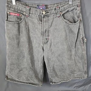 Herren Vintage US Polo Assn schwarz Denim Carpenter Jeansshorts Größe 36 distressed - Bild 1 von 9