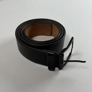 Cintura vintage Ike Behar in pelle uomo 40 nera 0437a - Foto 1 di 3