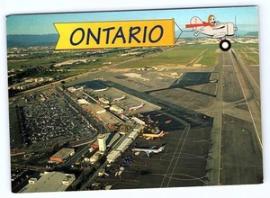 Ontario California San Bernardino Valley Airport Los Angeles Postcard CT37 - Picture 1 of 2