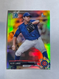 2017 Bowman Draft - Chrome Alex Lange #BDC-32 Refractor (RC) - Picture 1 of 2