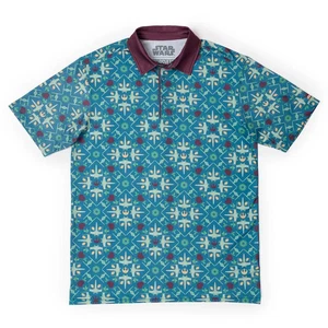 NWOT RSVLTS Star Wars Polo Shirt MENS 2XL Green Grand Maz Couch Performance Golf - Bild 1 von 20