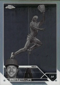 Negativo actualización cromada Topps 2023 #USC84 Brett Phillips Los Angeles Angels - Imagen 1 de 2