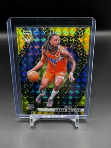 Cason Wallace 2024-25 Mosaic Basketball FOTL - Gold Spectris /10 - OKC Thunder  - Picture 1 of 2