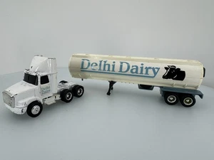 Ertl 1:18 ? Remorque semi-citerne et cabine Diecast Farm Country Delhi Dairy - Photo 1/20