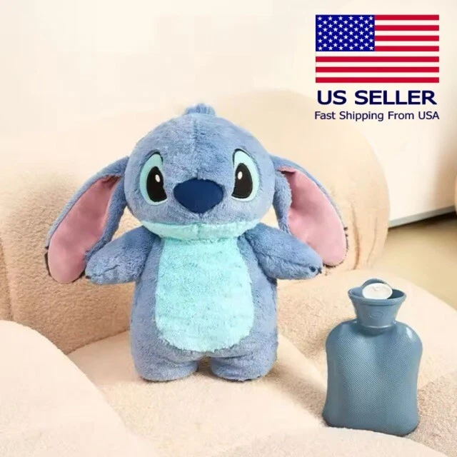Peluche Disney Stitch Anime Stitch con botella de agua caliente bolsa terapia almohadilla térmica regalo Foto 1 de 4