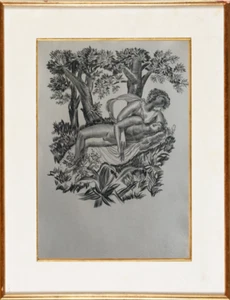 ALBERT DECARIS (1901-1988) ANCIENNE GRAVURE AU BURIN MYTHOLOGIE (14) - Picture 1 of 4