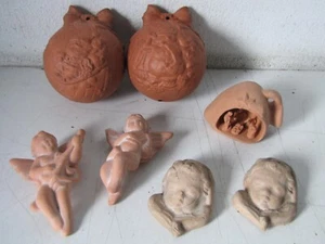 ANGIOLETTI , PRESEPE , PALLE DI NATALE IN TERRACOTTA DA COLLEZIONE - Foto 1 di 12